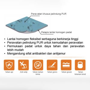 Vinyl Homogenous (Spesifik Area Rumah Sakit)